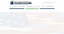 Desktop Screenshot of blueappledentalgroup.com